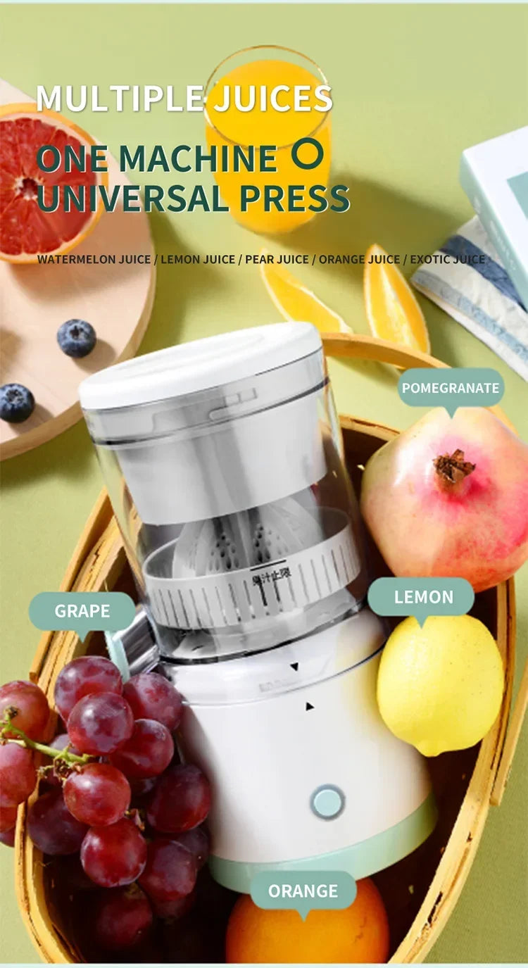 Wyciskarka do soków elektryczna, bezprzewodowa, ładowana przez USB