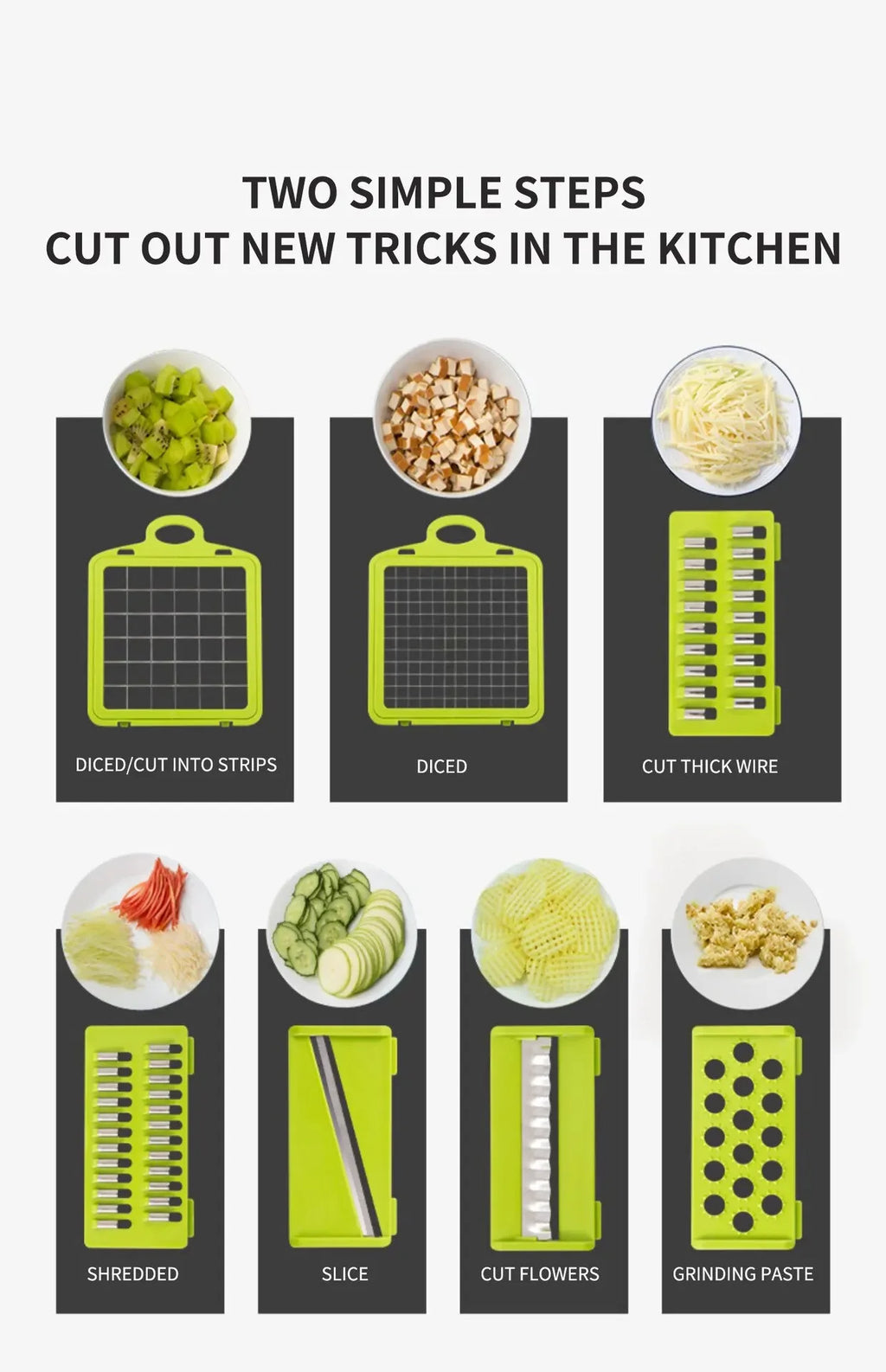 12 w 1 wielofunkcyjna krajalnica do warzyw