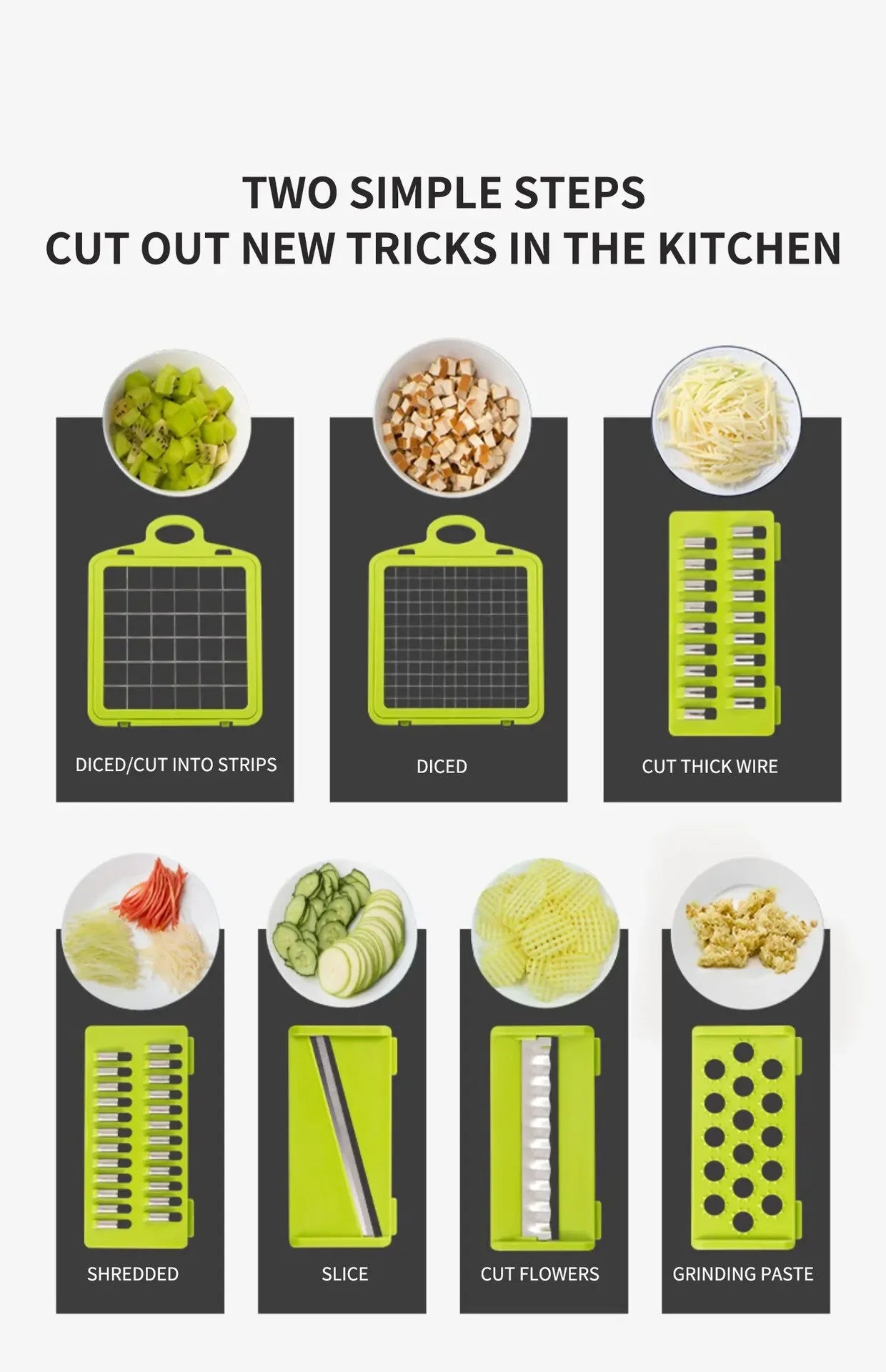 12 w 1 wielofunkcyjna krajalnica do warzyw