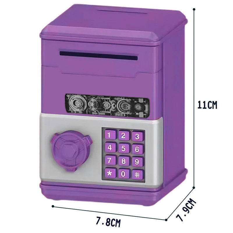 Automatyczna mini sejf na monety, skarbonka na pieniądze