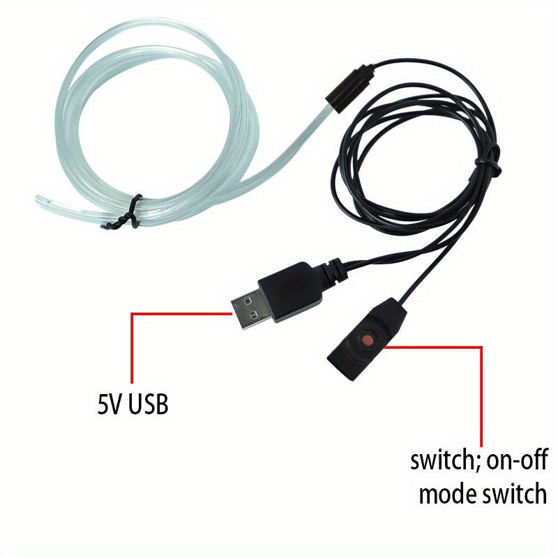 Taśmy LED 2M/4M, dekoracje wnętrza samochodu Ambient