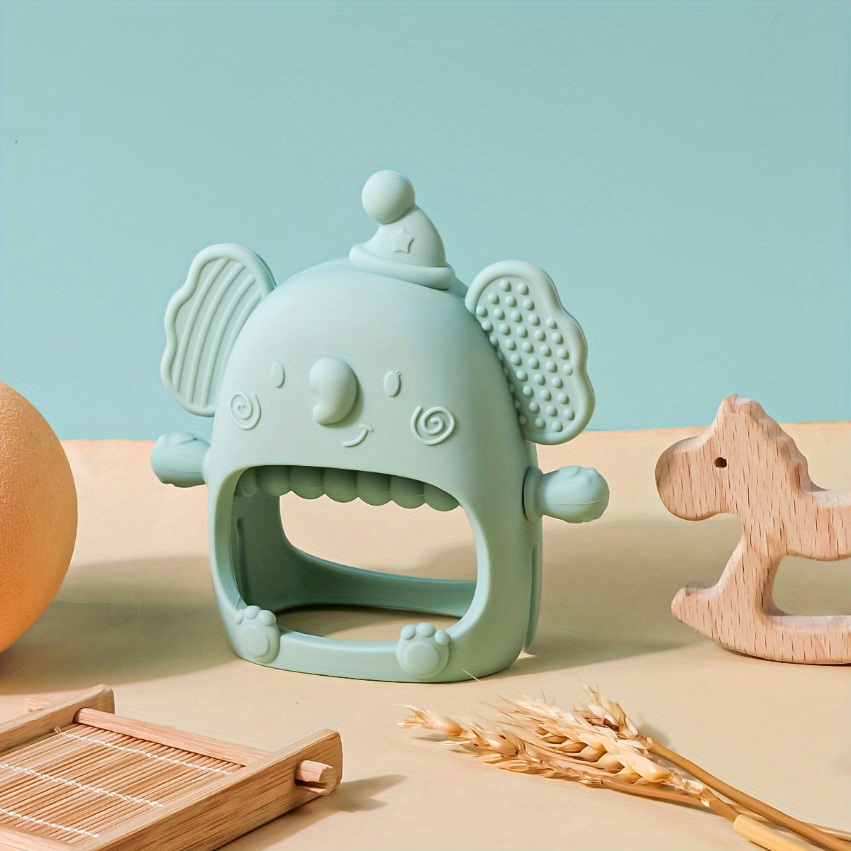 Silikonowy gryzak dla niemowląt