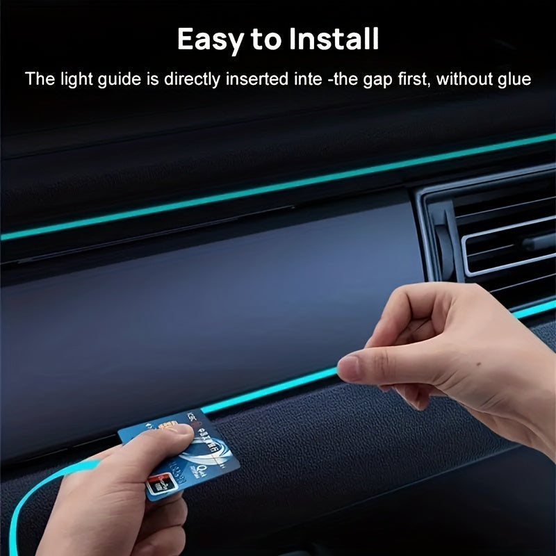 Taśmy LED 2M/4M, dekoracje wnętrza samochodu Ambient